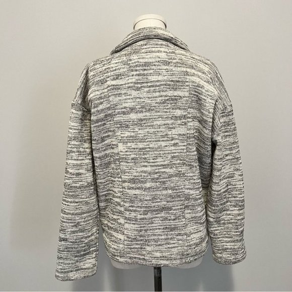 Anthropologie Saturday Sunday Fleece Sweater Jacket Shacket - Picture 10 of 13